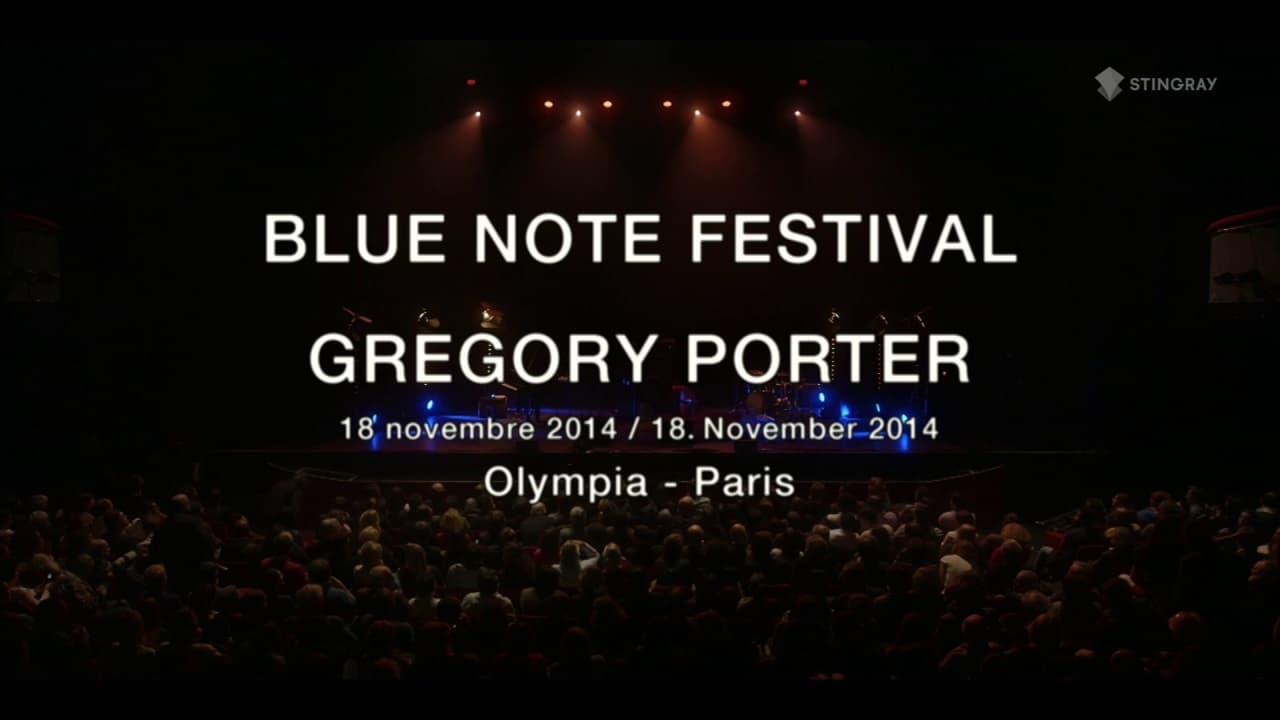 Gregory Porter at the Blue Note Festival - 2014 backdrop