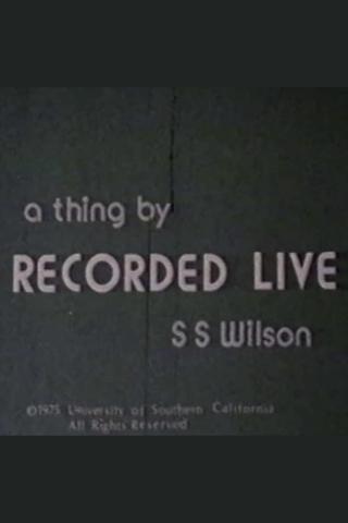 Recorded Live poster