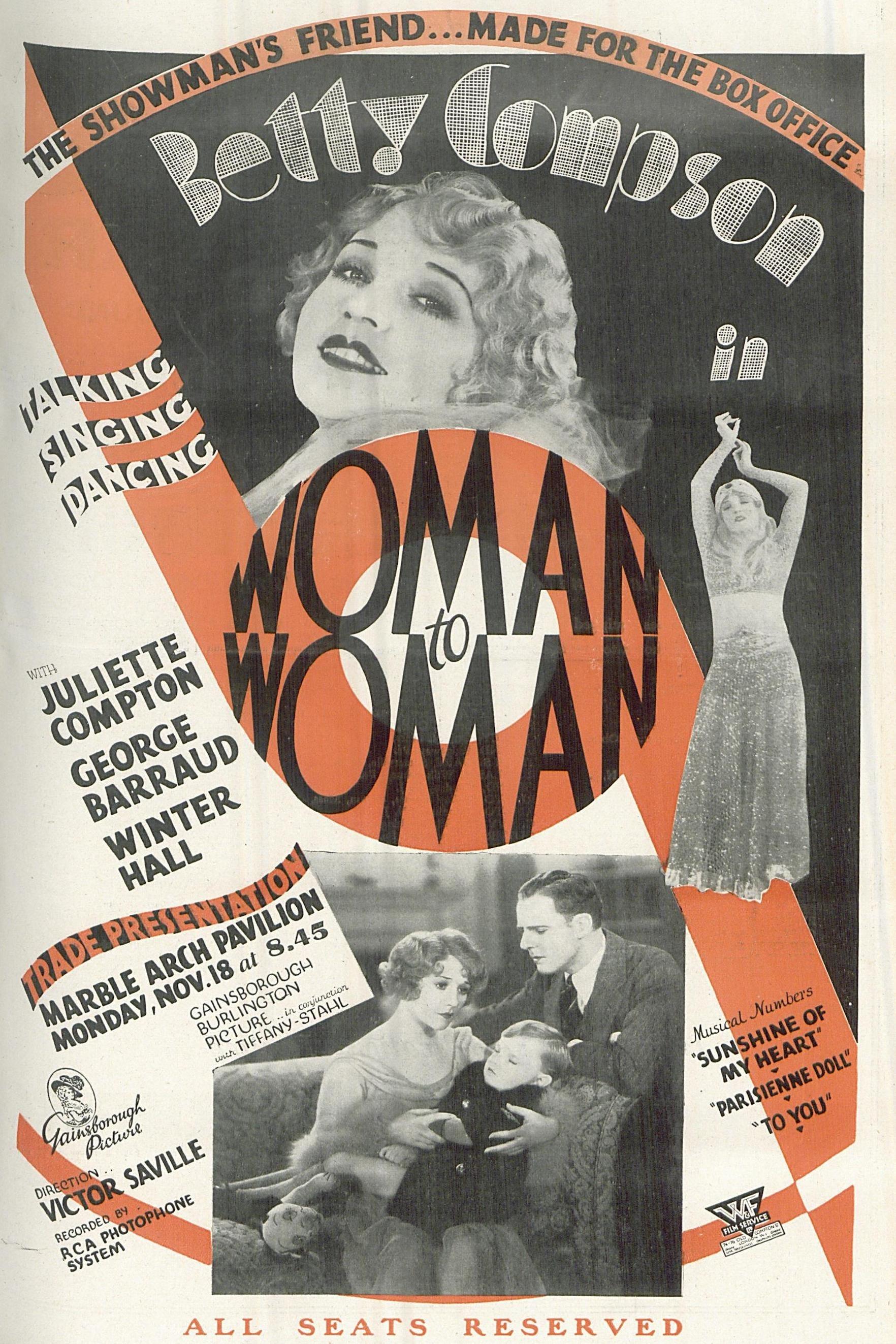 Woman to Woman poster