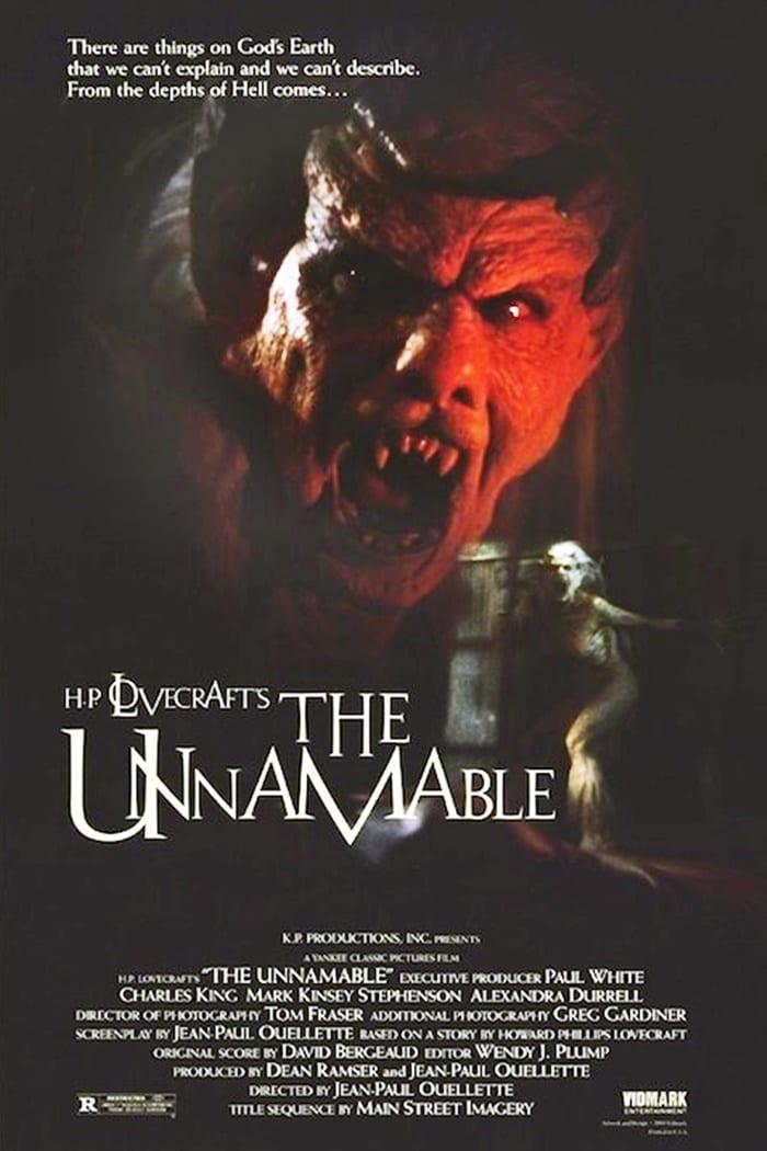 The Unnamable poster