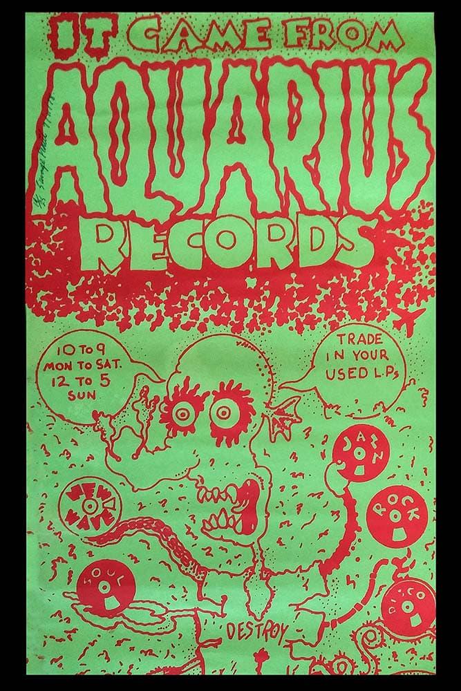 It Came From Aquarius Records poster