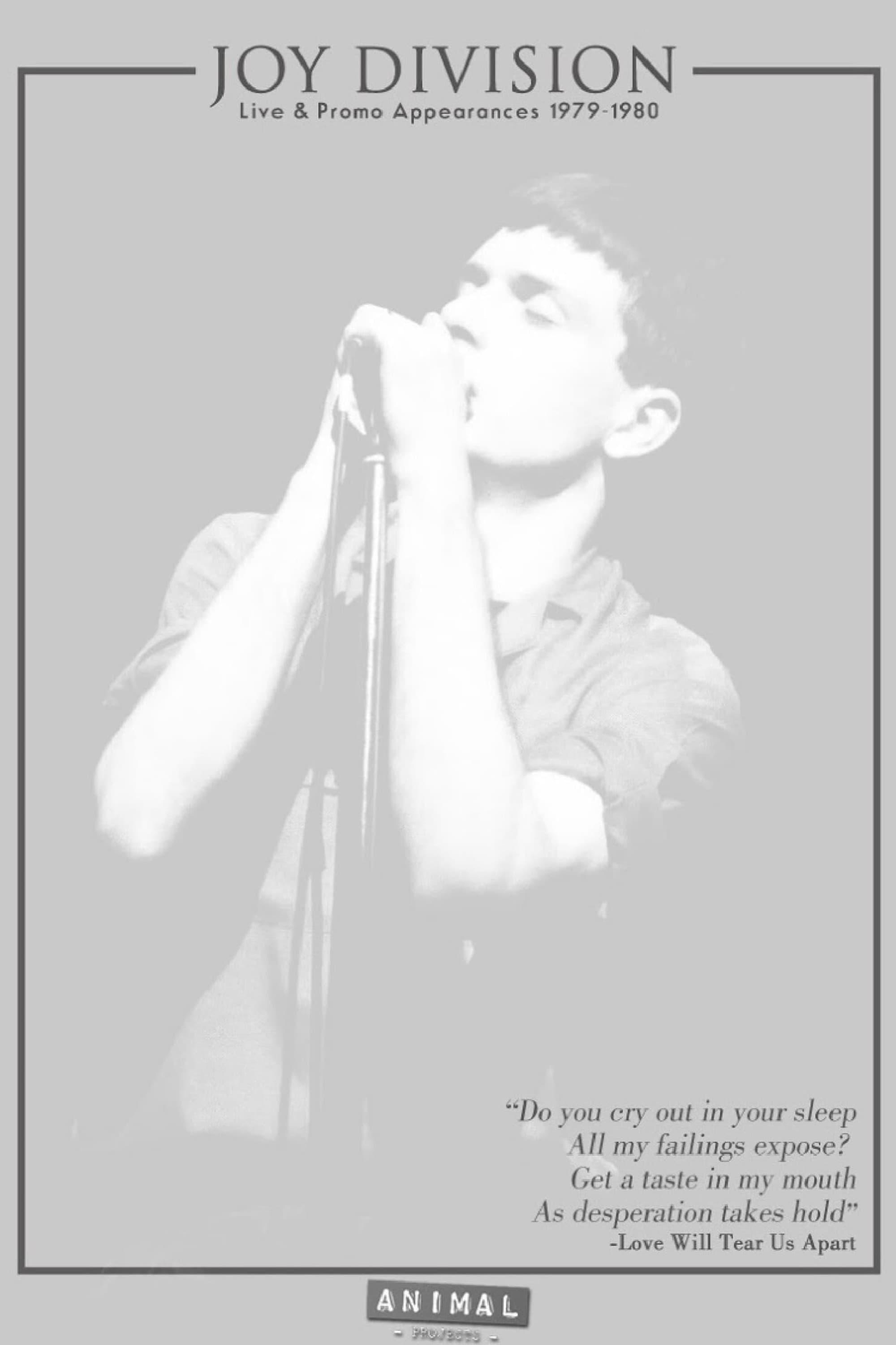 Joy Division: Live & Promo Appearances 1979-1980 poster