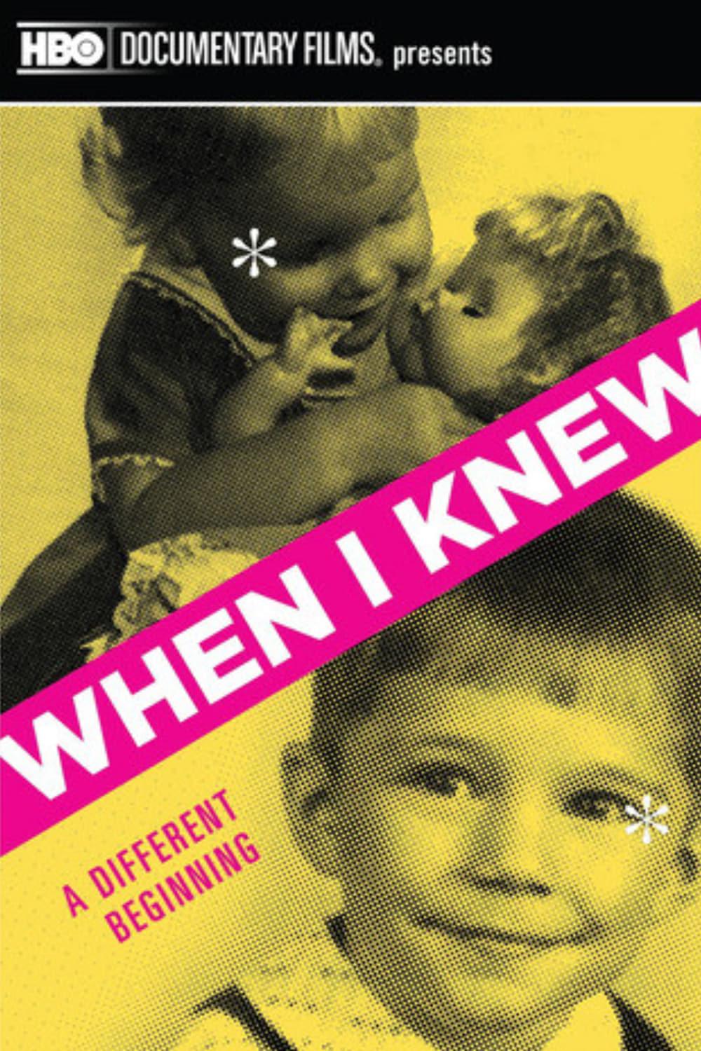 When I Knew poster