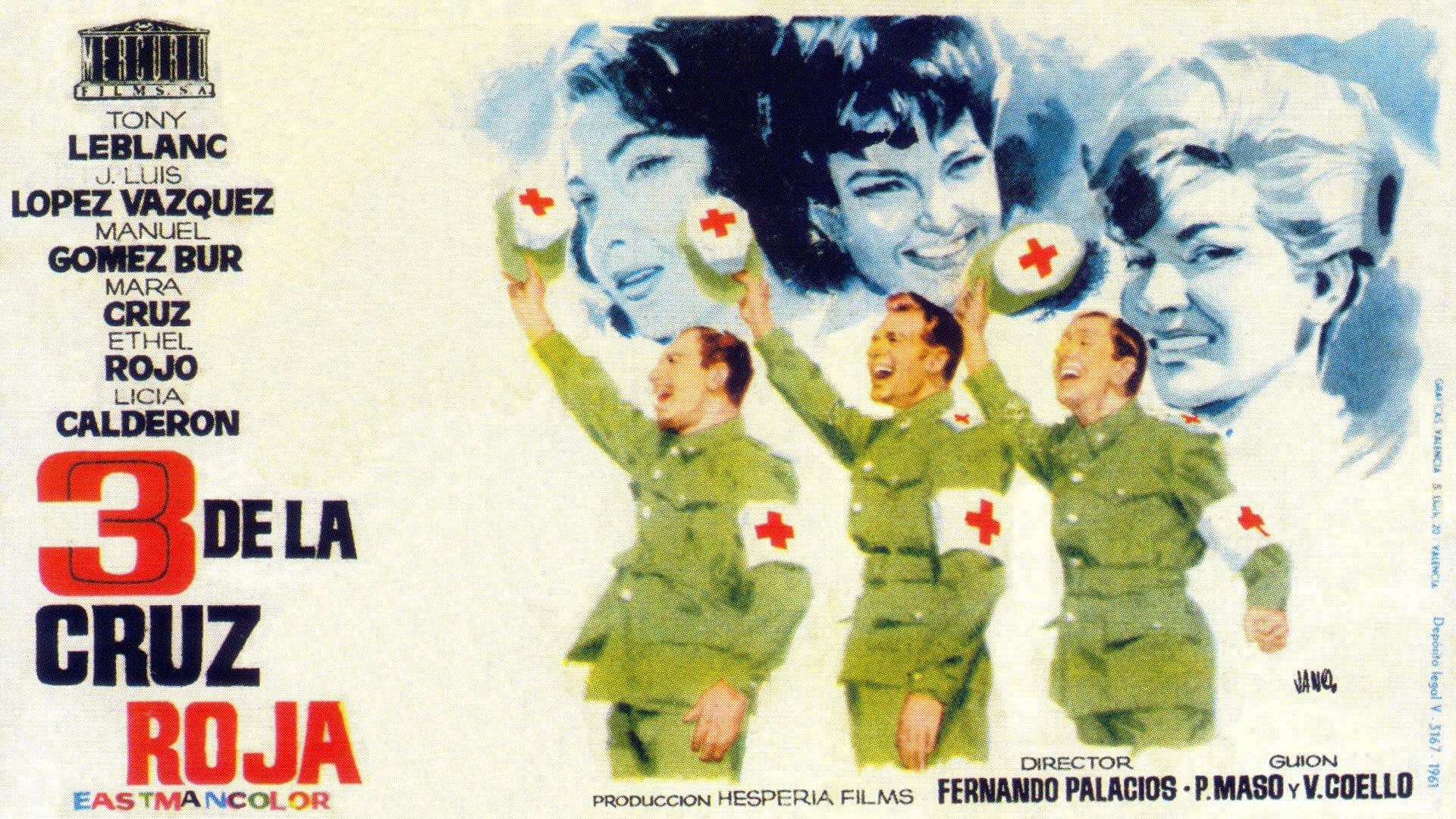Tres de la Cruz Roja backdrop