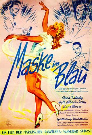 Mask in Blue poster