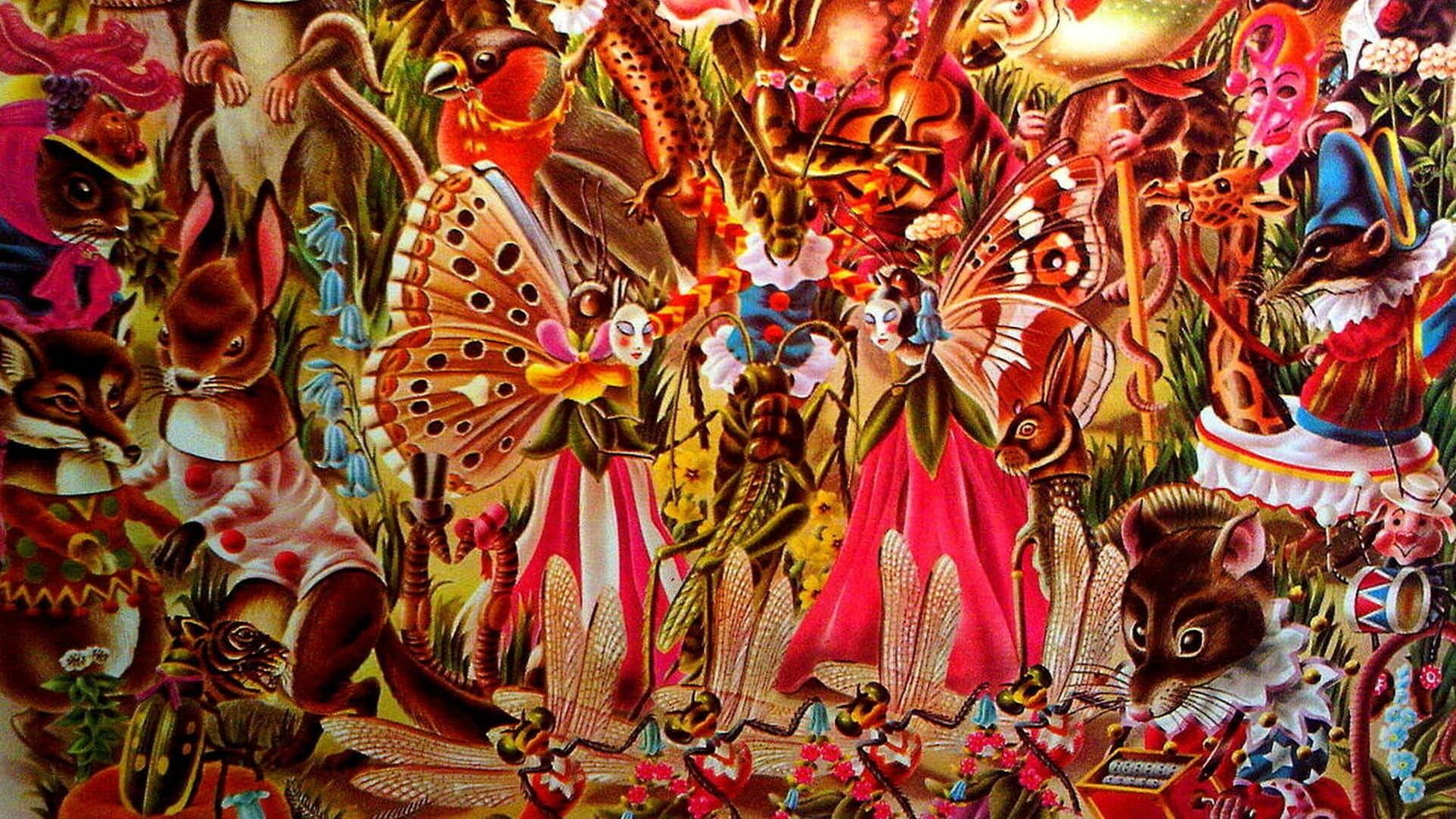 The Butterfly Ball backdrop