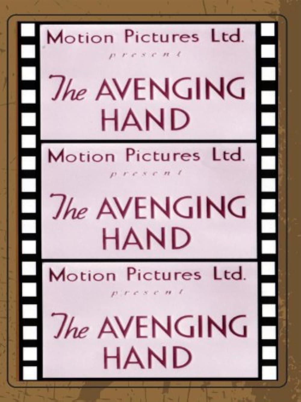 The Avenging Hand poster