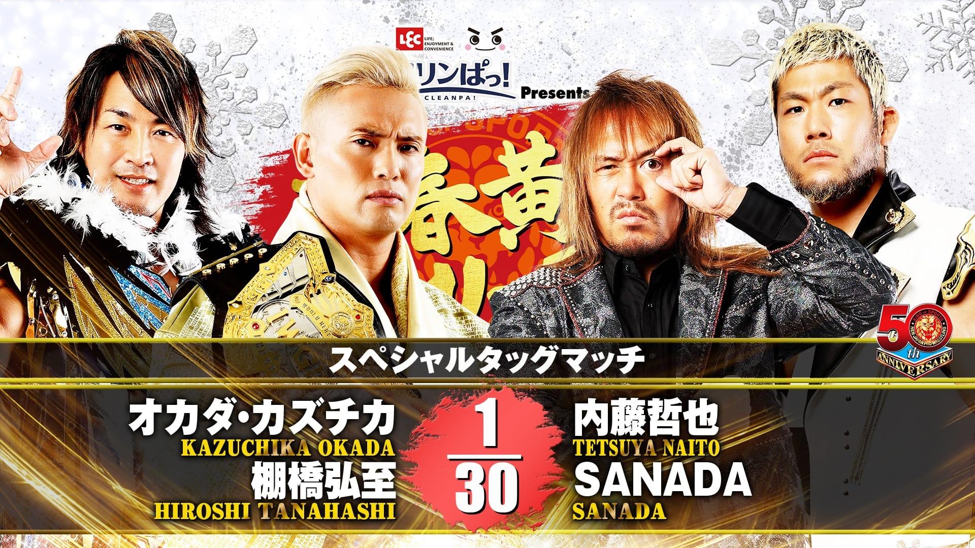 NJPW New Years Golden Series 2022 - Day 10 backdrop
