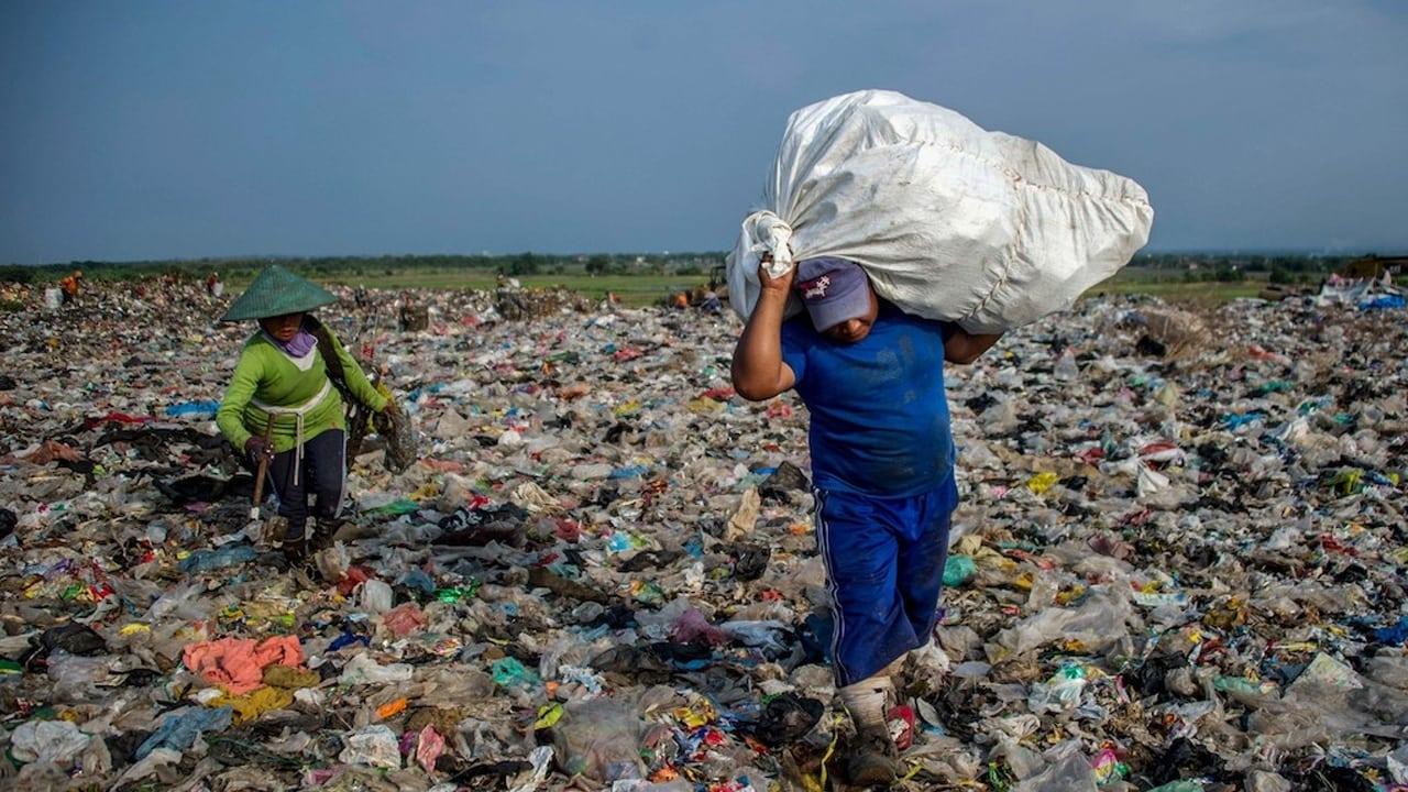 The Story of Plastic backdrop