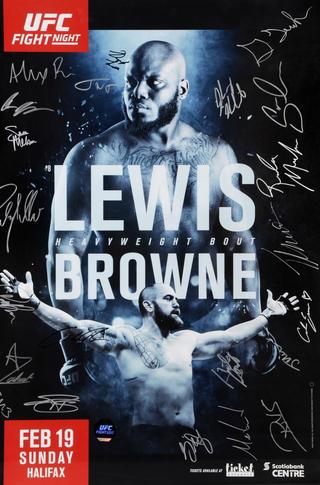 UFC Fight Night 105: Lewis vs. Browne poster