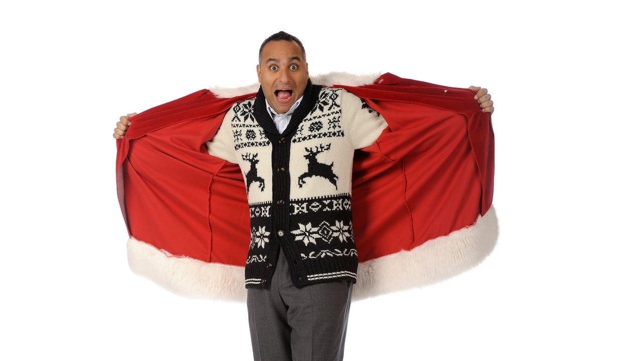 A Russell Peters Christmas backdrop