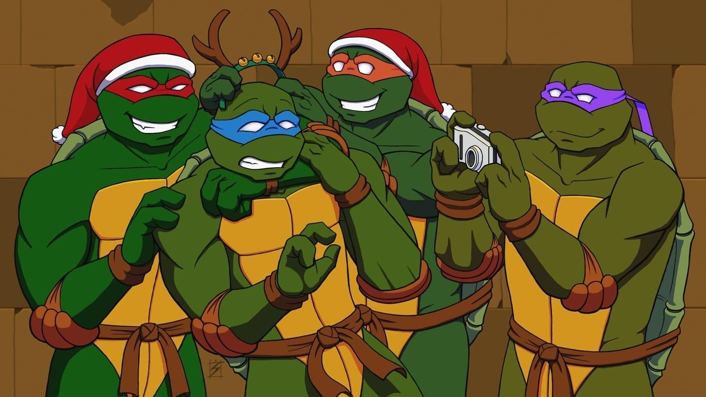 Teenage Mutant Ninja Turtles: Cowabunga Christmas backdrop