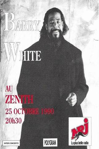 Barry White - Zenith de Paris poster