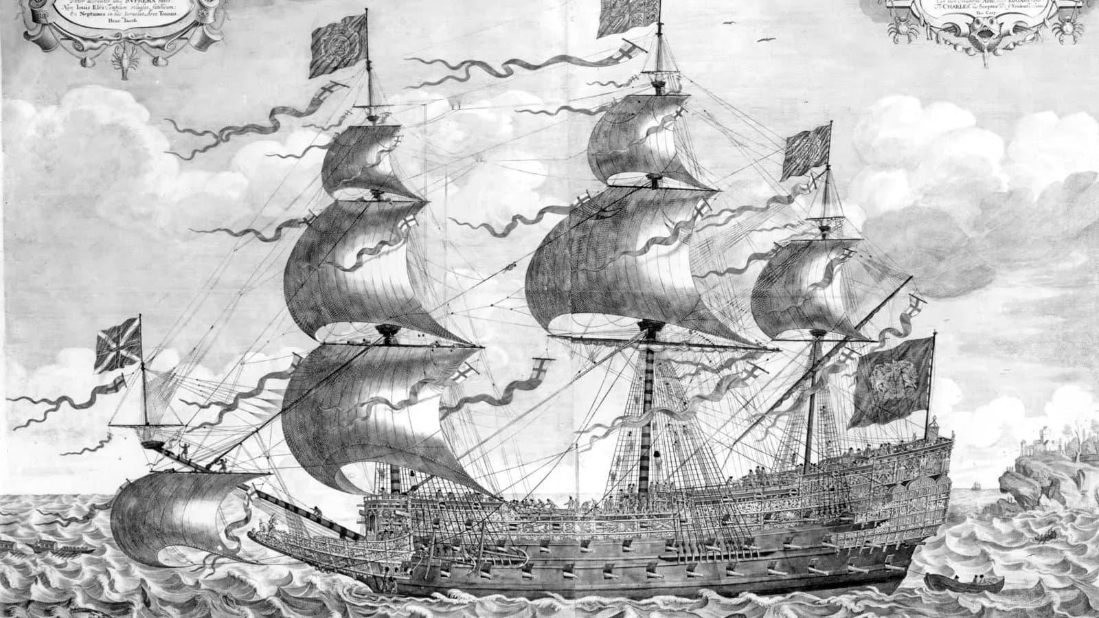 History of the Royal Navy: The King's Ships 1500-1599 backdrop