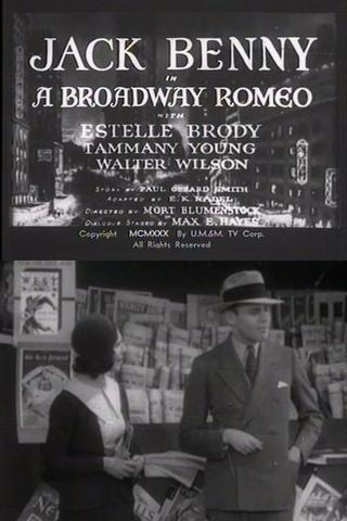 A Broadway Romeo poster
