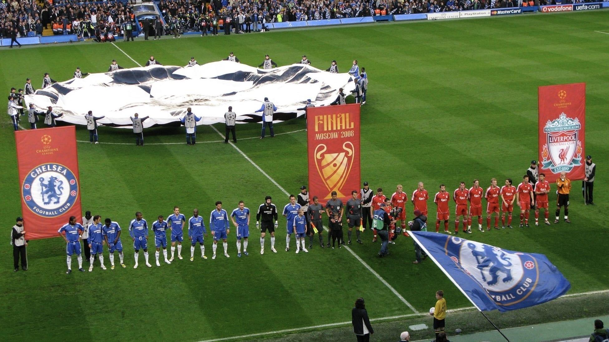 Chelsea FC vs Liverpool (UEFA Champions League / Quarter-finals / 2nd Game) - (Season 2008-09) - 4-14-2009 backdrop