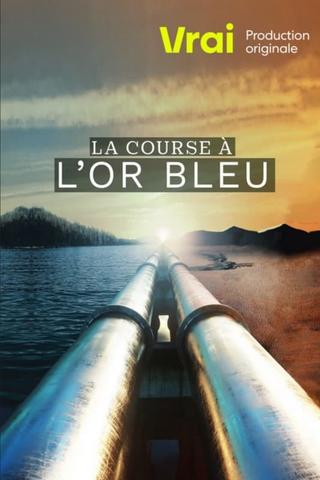 La course à l'or bleu poster