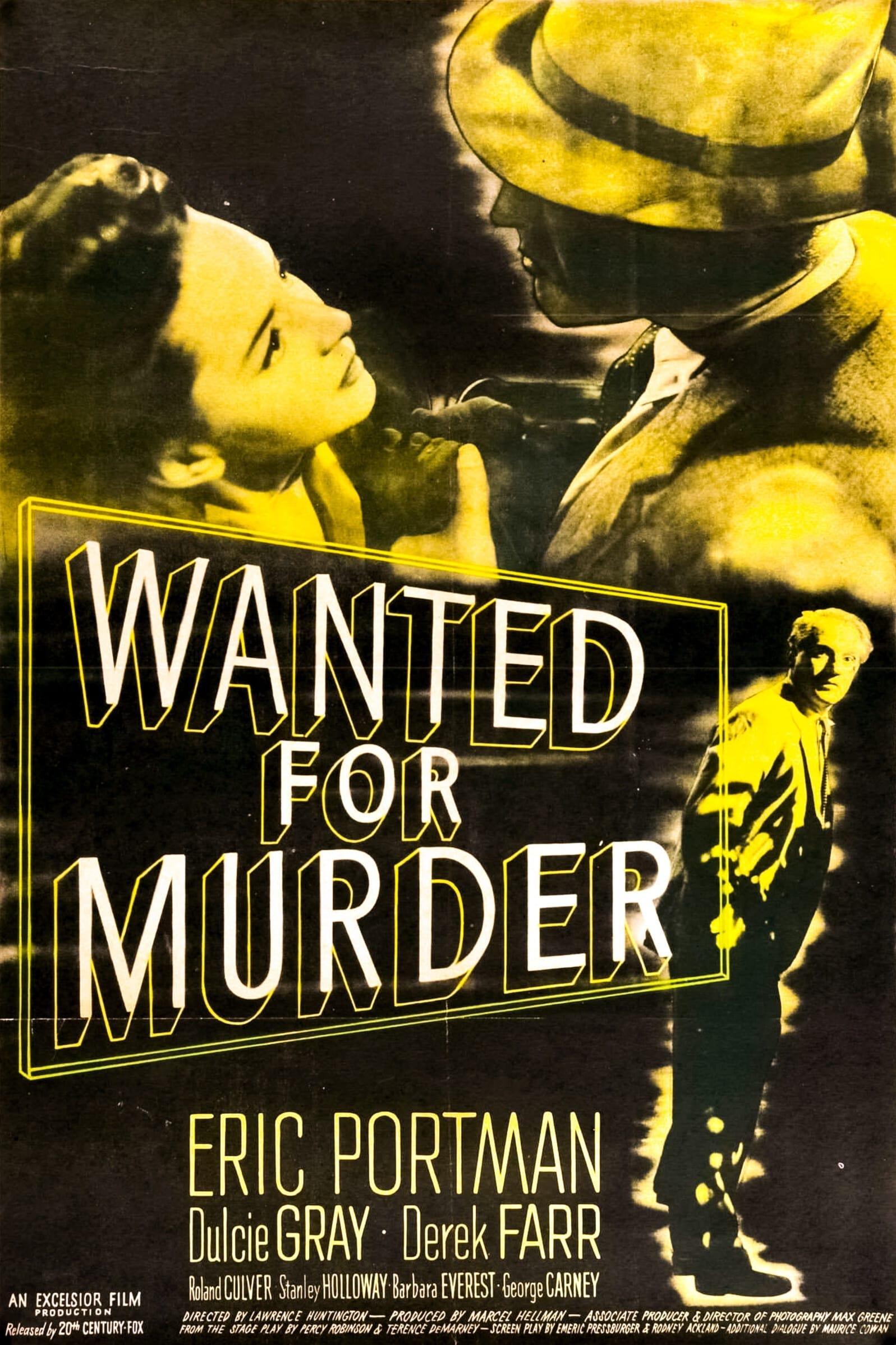 Wanted for Murder poster