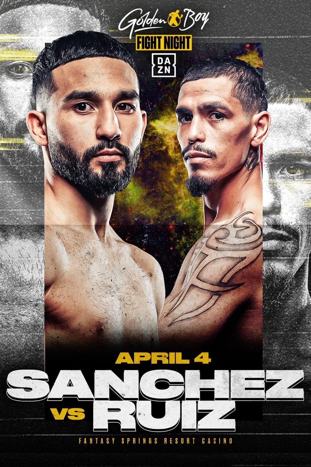 Jose Sanchez vs. Erik Ruiz poster