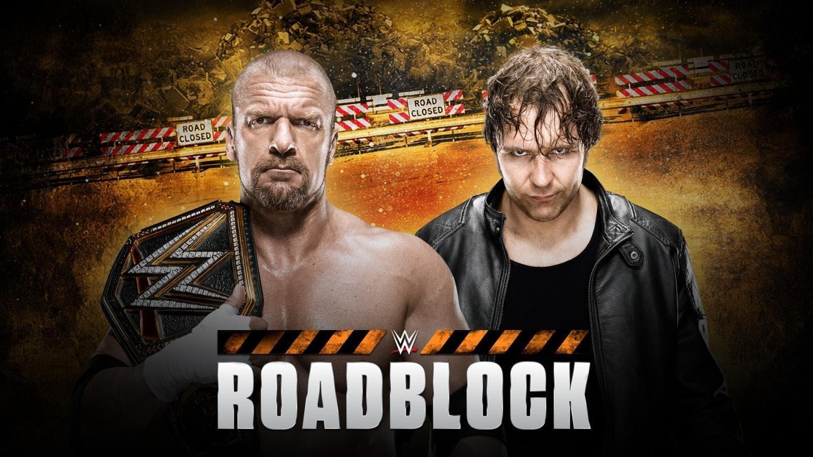WWE Roadblock 2016 backdrop