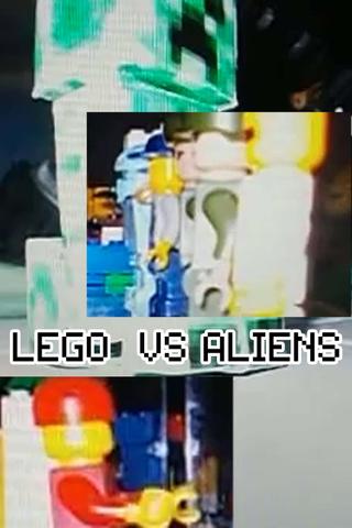 LEGO VS Aliens poster