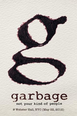 Garbage: Live in NYC poster