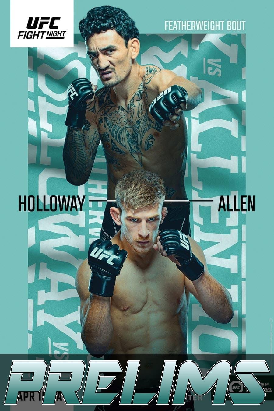 UFC on ESPN 44: Holloway vs. Allen poster