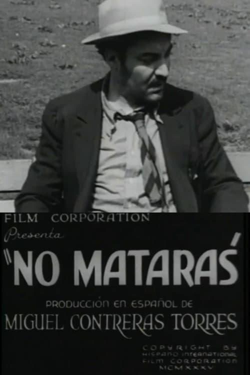 No matarás poster