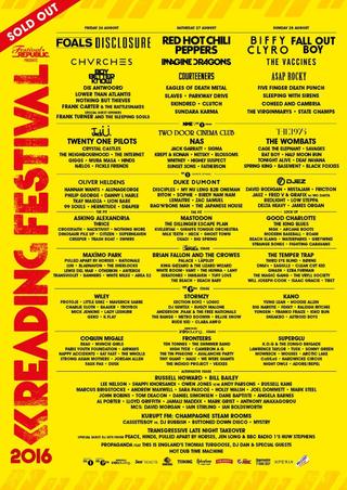 Biffy Clyro - Reading Festival 2016 poster