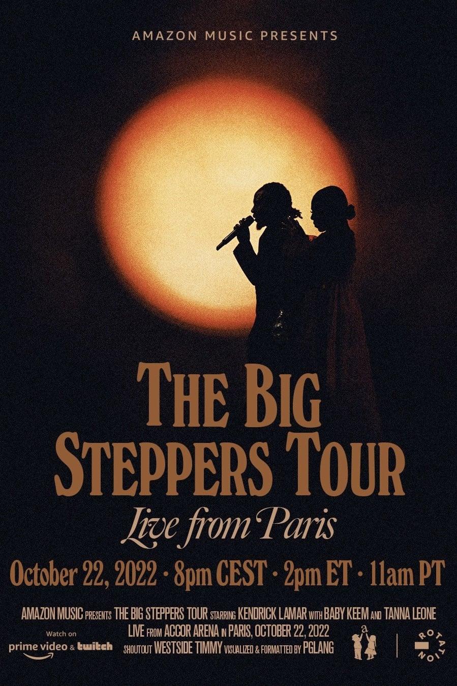 Kendrick Lamar's The Big Steppers Tour: Live from Paris poster