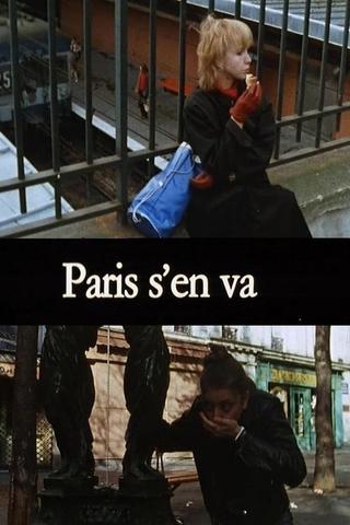 Paris s'en va poster