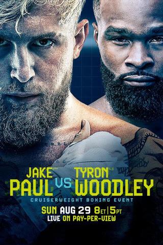 Jake Paul vs. Tyron Woodley poster