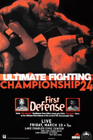UFC 24: First Defense poster