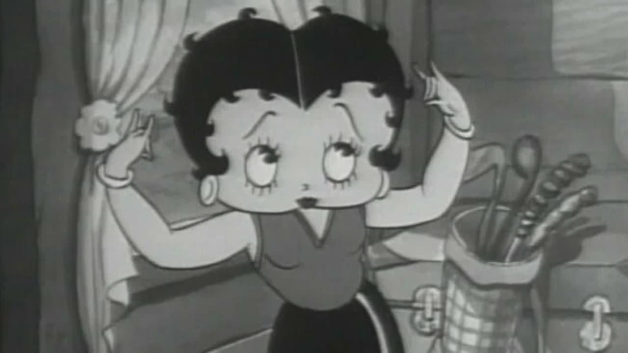 Betty Boop and Little Jimmy backdrop
