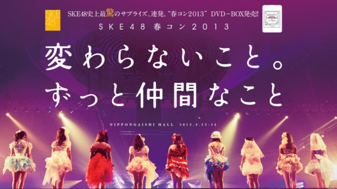 SKE48 Spring Concert 2013 backdrop