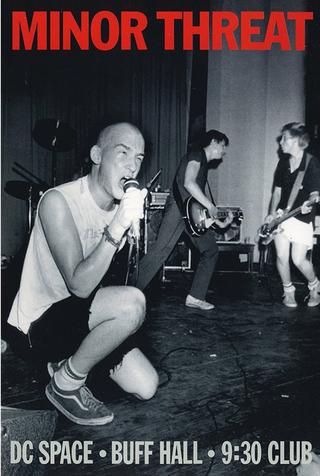 Minor Threat - Live: DC Space-Buff Hall-930 Club poster