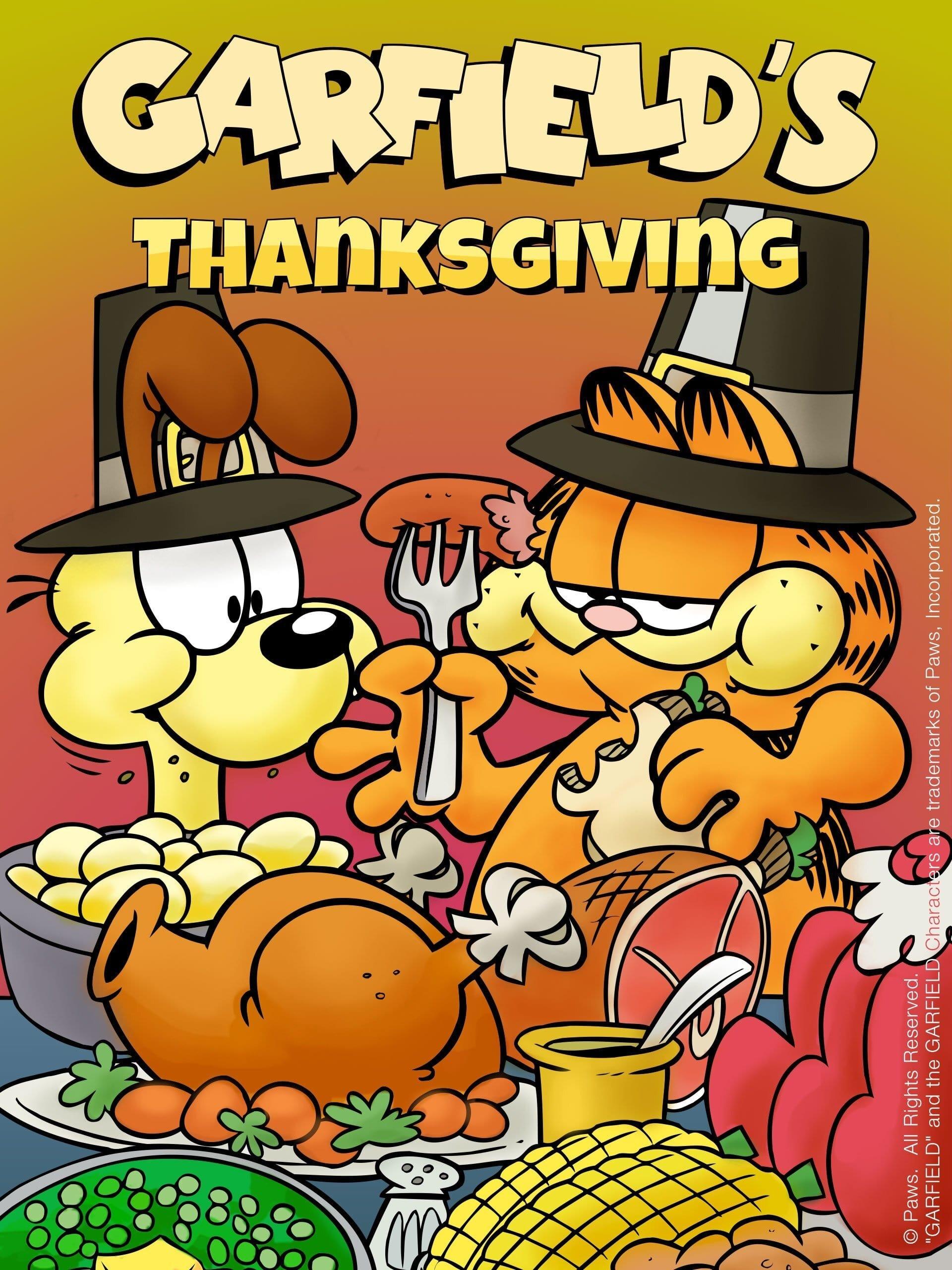 Garfield's Thanksgiving poster