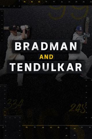 Bradman and Tendulkar poster