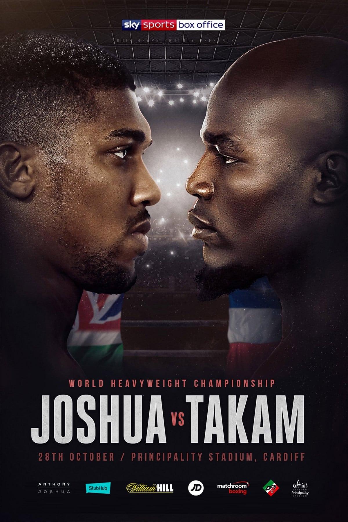 Anthony Joshua vs. Carlos Takam poster