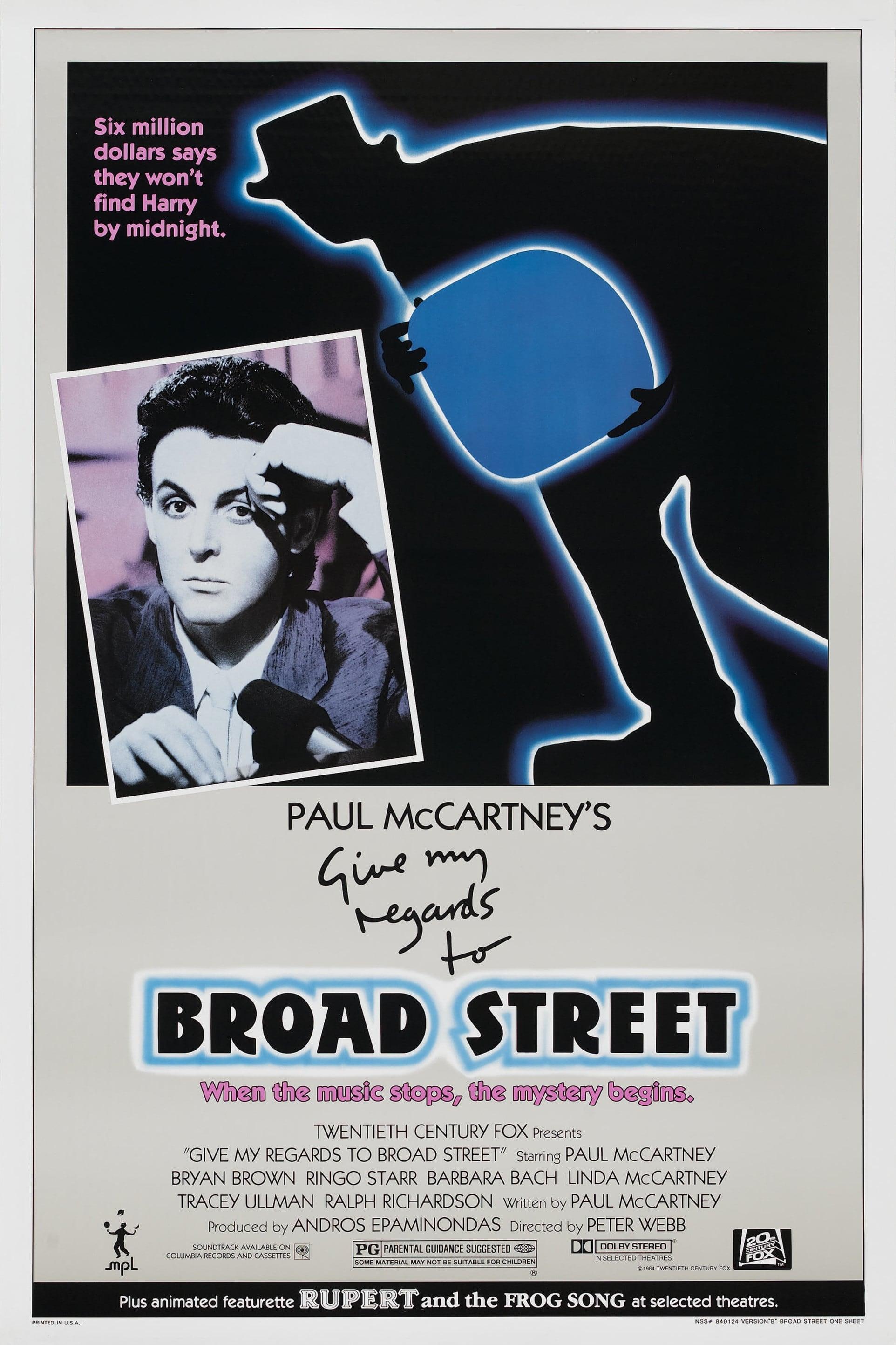 Give My Regards to Broad Street poster