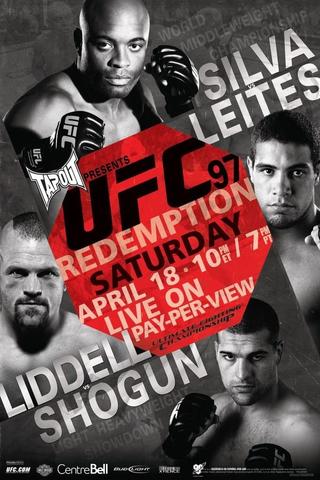 UFC 97: Redemption poster