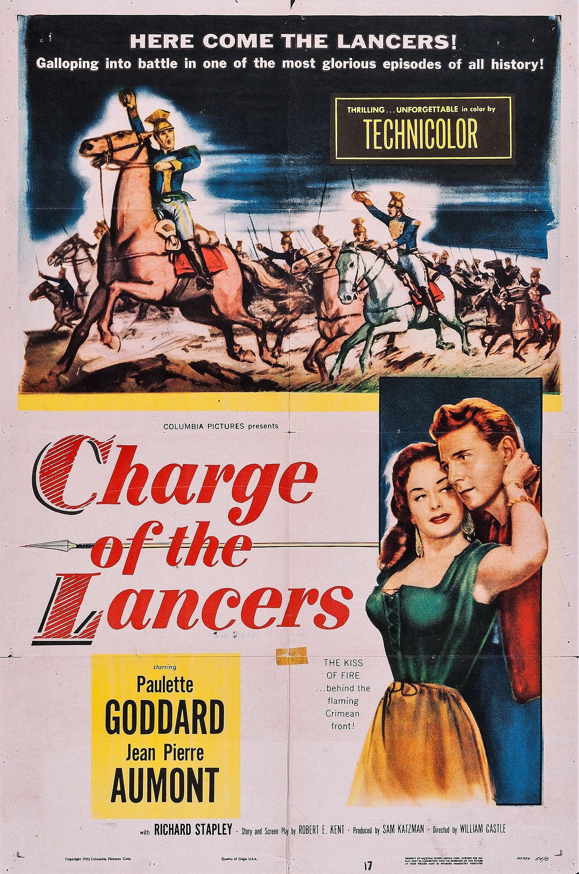 Charge of the Lancers poster