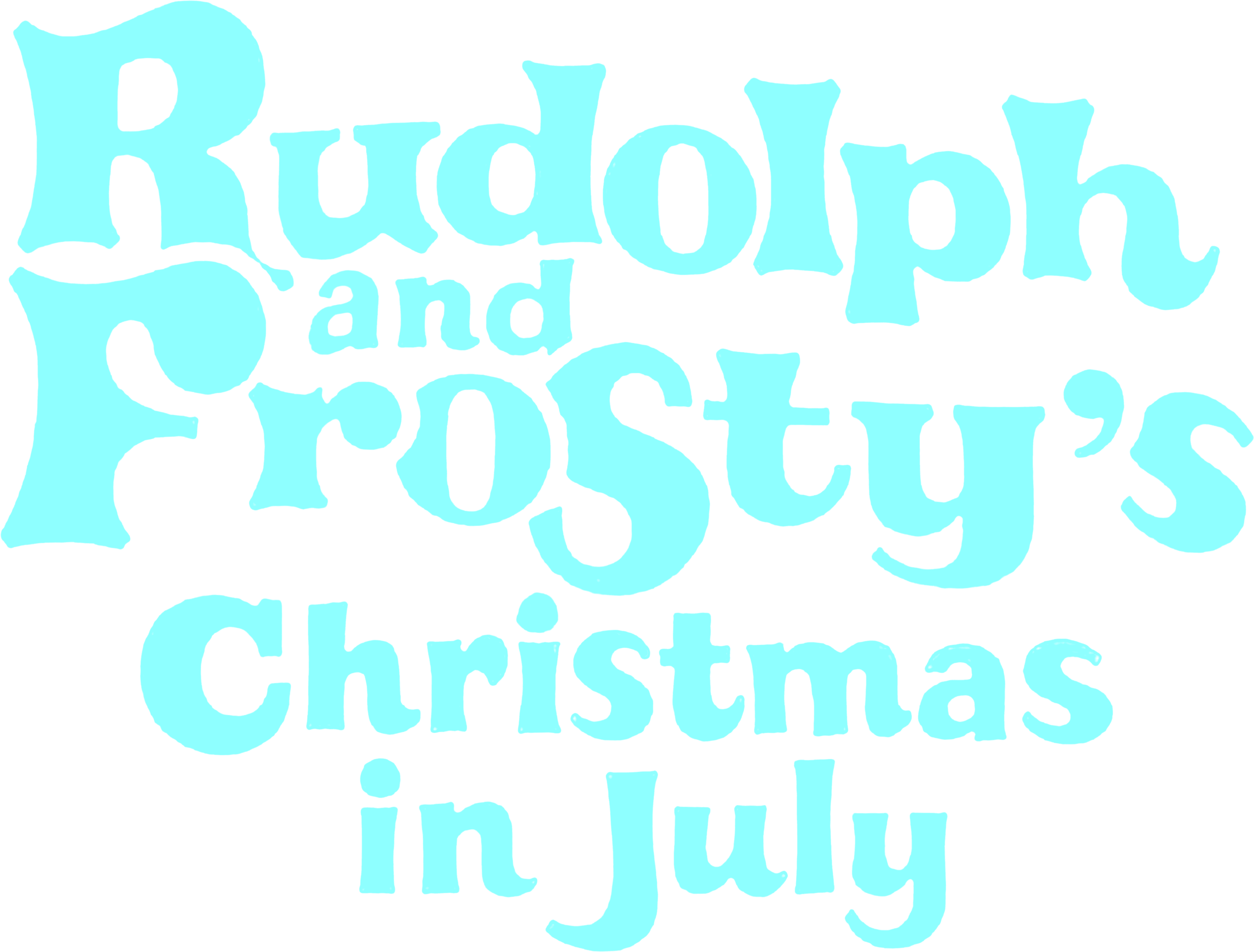 Rudolph and Frosty's Christmas in July logo