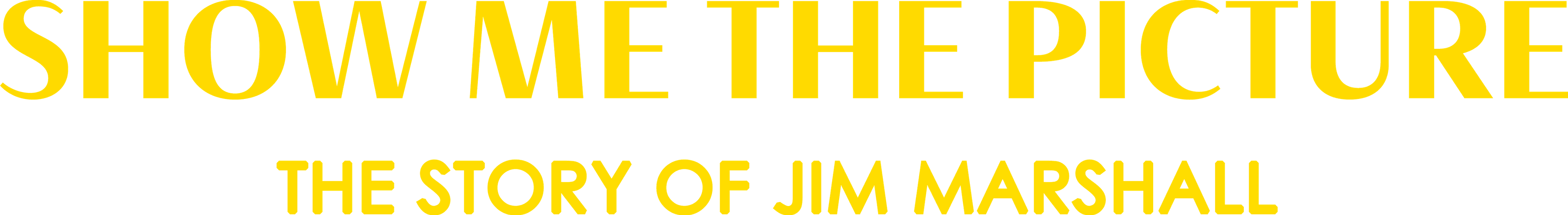 Show Me The Picture: The Story of Jim Marshall logo