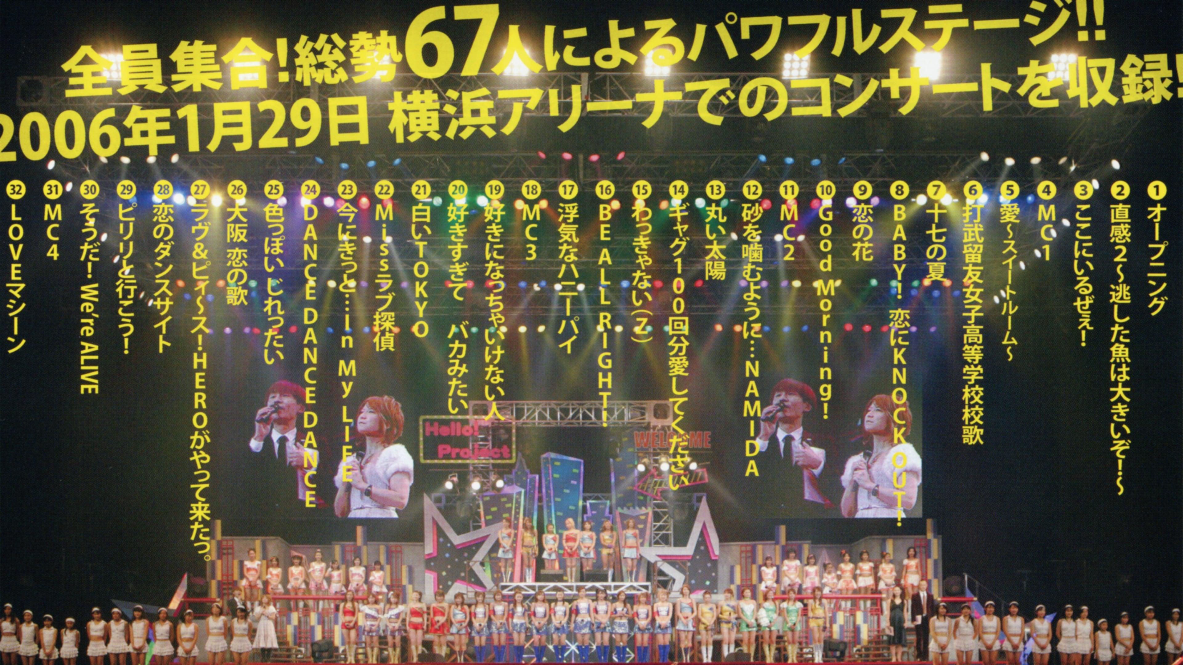 Hello! Project 2006 Winter ~Zeninshuu GO!~ backdrop