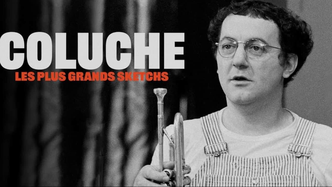 Coluche, les plus grands sketchs backdrop