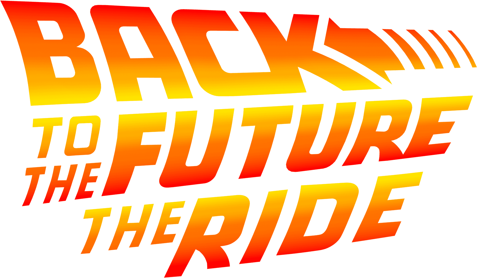 Back To The Future: The Ride logo