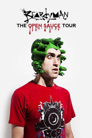 Beardyman - the Open Sauce Tour 2010 poster