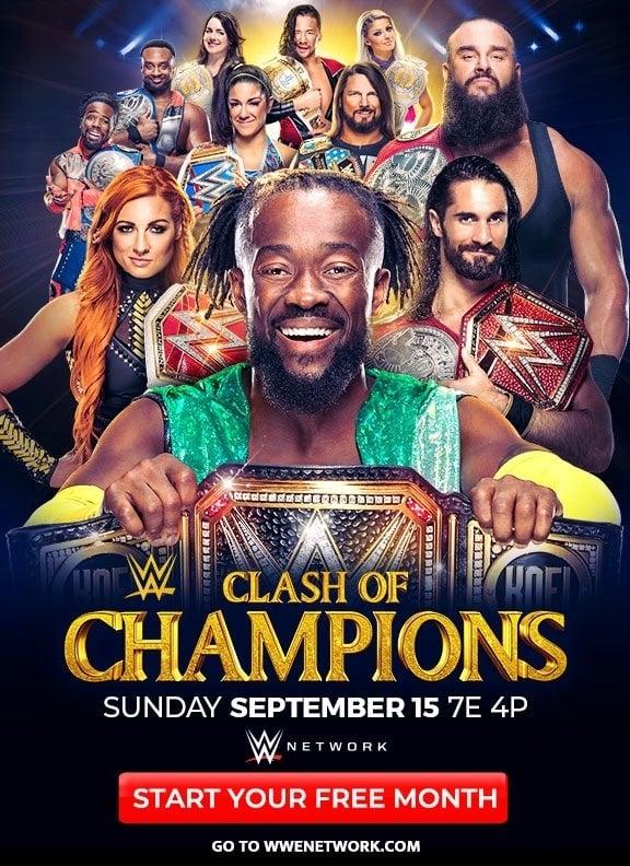 WWE Clash of Champions 2019 poster