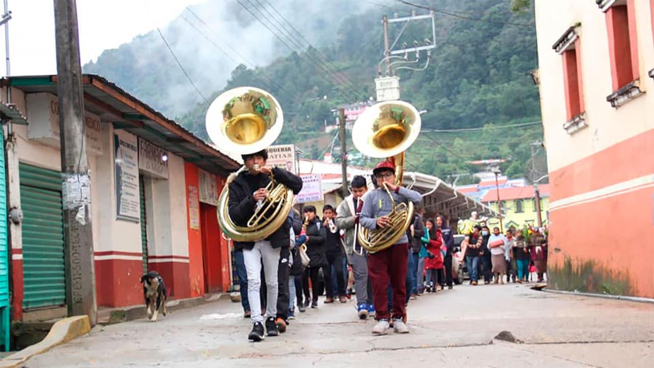 Las nubes son de música backdrop